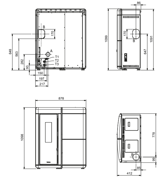 Image Extraflame Evelyne Idro 2.0