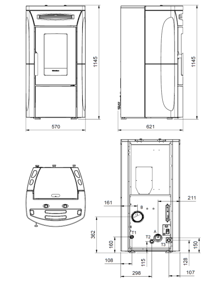 Image Extraflame Fiandra Idro Evo