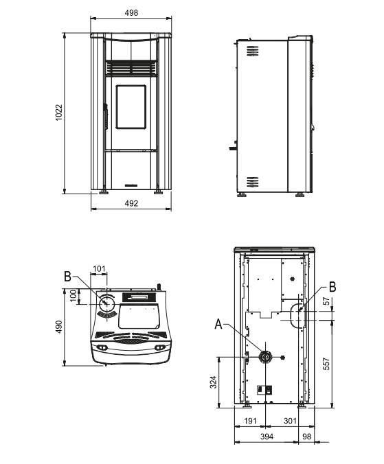 Image Extraflame Giusy Plus Evo 2.0