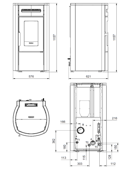 Image Extraflame Guenda Idro