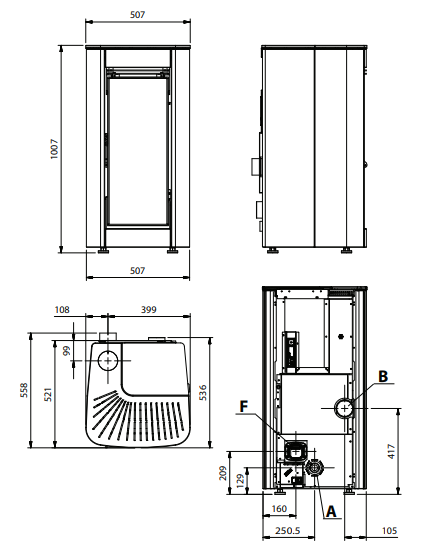 Image Extraflame Ilary Plus