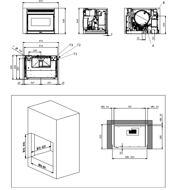 Image Extraflame Plaats Comfort Idro L80