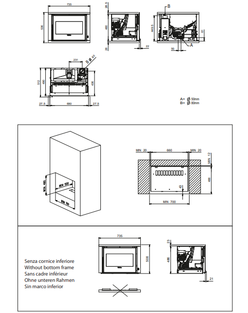 Image Extraflame Plaats Comfort P70 Air H49