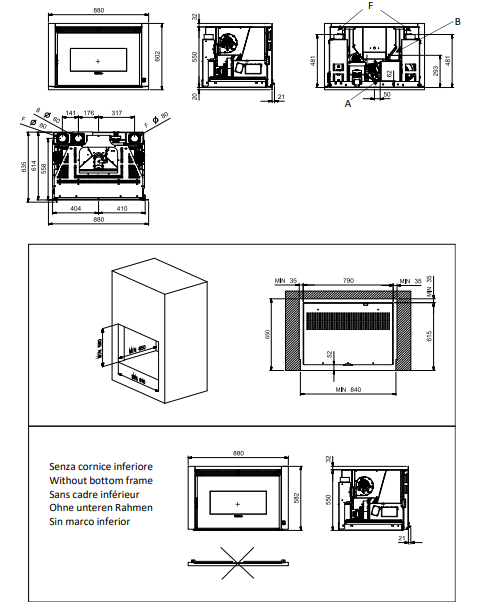 Image Extraflame Plaats Comfort P85 Plus