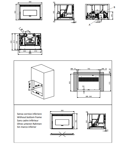 Image Extraflame Insert Comfort P85