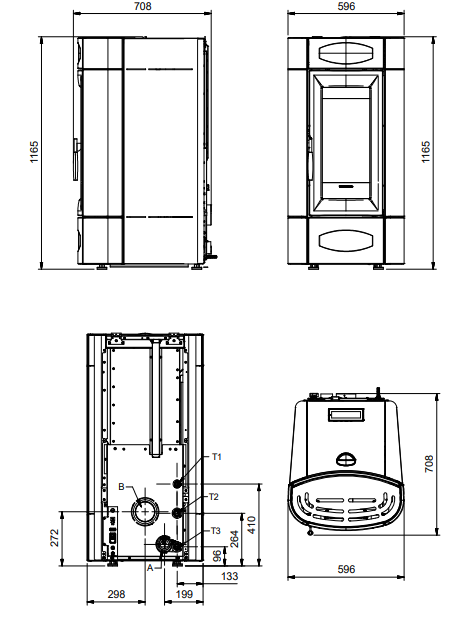 Image Extraflame Isidora Idro H16