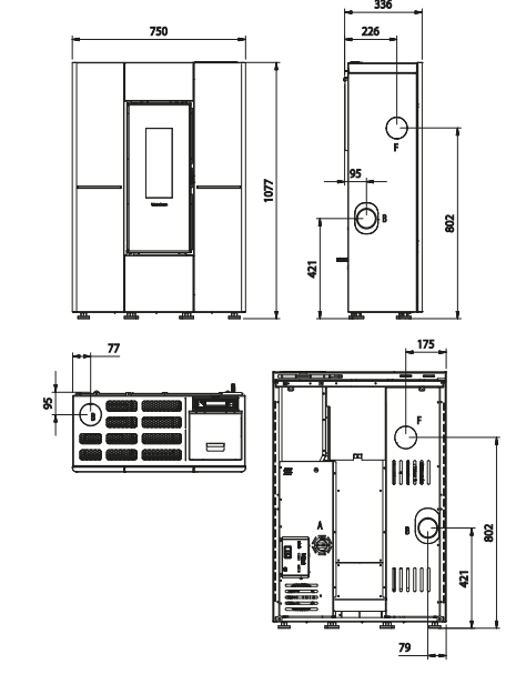 Image Extraflame Marilena Plus AD
