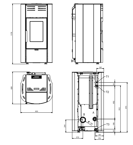 Image Extraflame Raffaella Idro H15