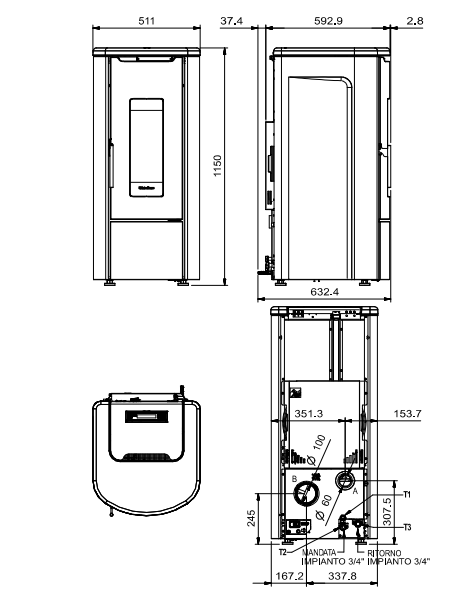 Image Extraflame Rosanna Idro