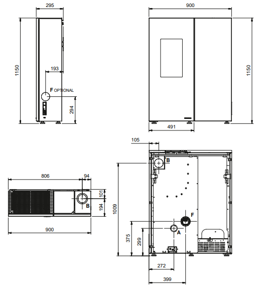 Image Extraflame Sharon Plus Steel