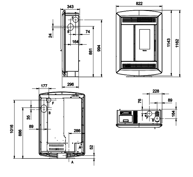 Image Extraflame Souvenir Lux Evo