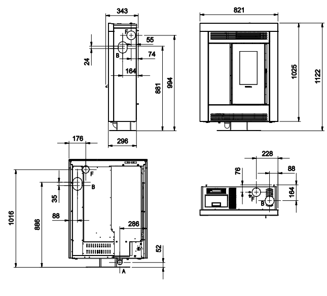 Image Extraflame Souvenir Steel Evo
