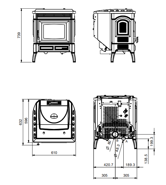 Image Extraflame Teodora Evo