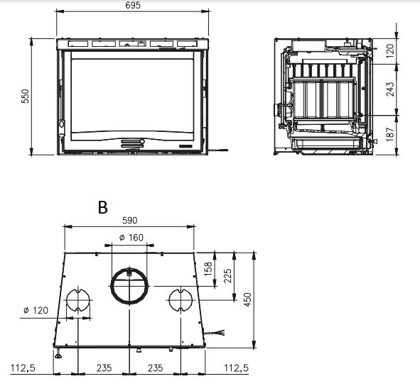 Image La Nordica Inserto 70 4.0 ventilato